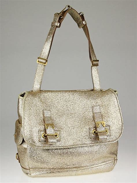 Yves Saint Laurent Metallic Besace Bag 